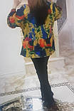 Блузон ошатний жіночий великий розмір Туреччина, фото 6