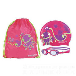Дитячий набір для плавання сумка окуляри і шапочка