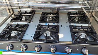 Görkem.Плита газова настільна 6-конфоркова Görkem GO 60 CE (конфорка 200х200) для природного газу (CE)