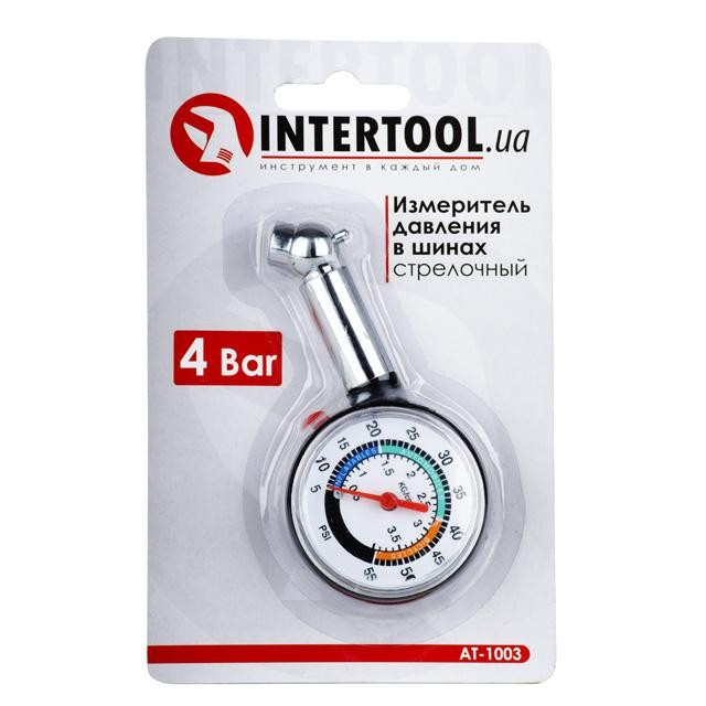 Измеритель давления в шинах стрелочный. INTERTOOL AT-1003 - фото 5 - id-p1524065069