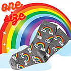 Шкарпетки високі весна/осінь Crazy Lama 777-74 Веселка Туреччина one size (37-40р) 30033379, фото 3