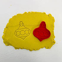 3D формочки-вирубки для пряників "Ялинкова іграшка 62"