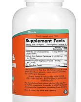 Кальцій магній цинк Д3 NOW Calcium & Magnesium with vit. D and Zinc 240 гел капс, фото 5