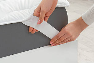 Наматрацник махровий непрмокальный Анти Вода з кутовими фіксаторами