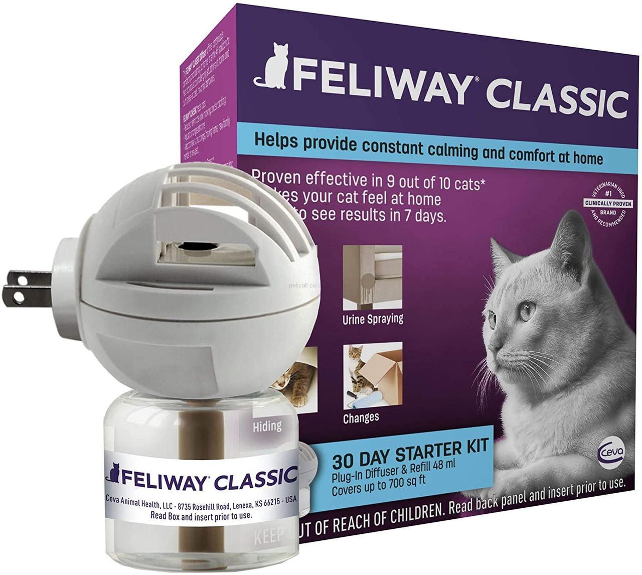 Фелівей Класик FELIWAY CLASSIC феромон для кішок, електричний дифузор і змінний флакон, 48мл