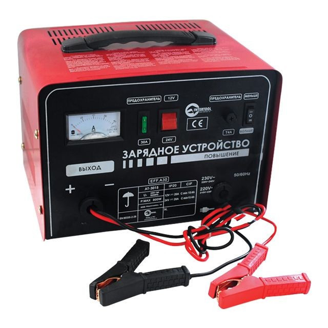 Автомобильное зарядное устройство для АКБ INTERTOOL AT-3015 - фото 1 - id-p1524085871