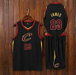 Баскетбольна форма чорна Джеймс Леброн No23вич Кавал'єрс James Cleveland Cavaliers