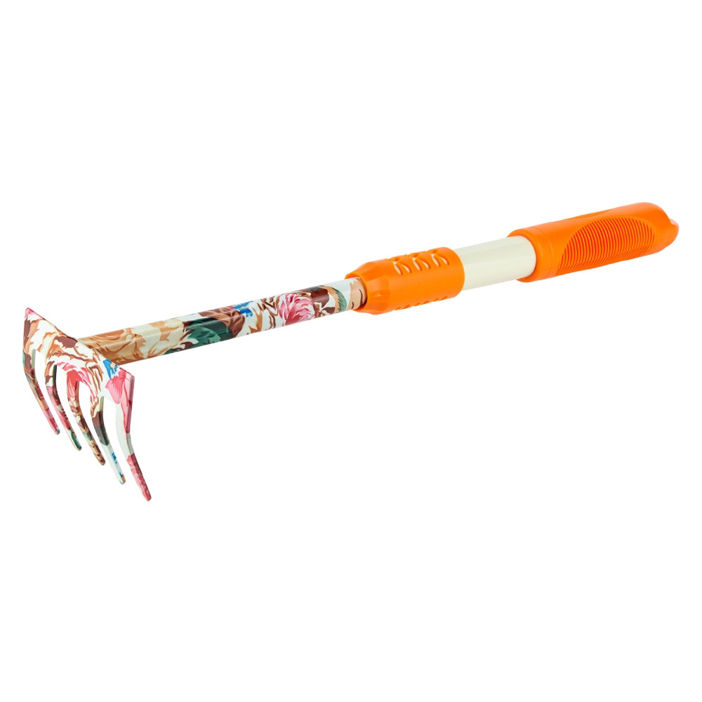 Граблі 5-ти зубые (orange) (TPR) FLORA (5043024) tp