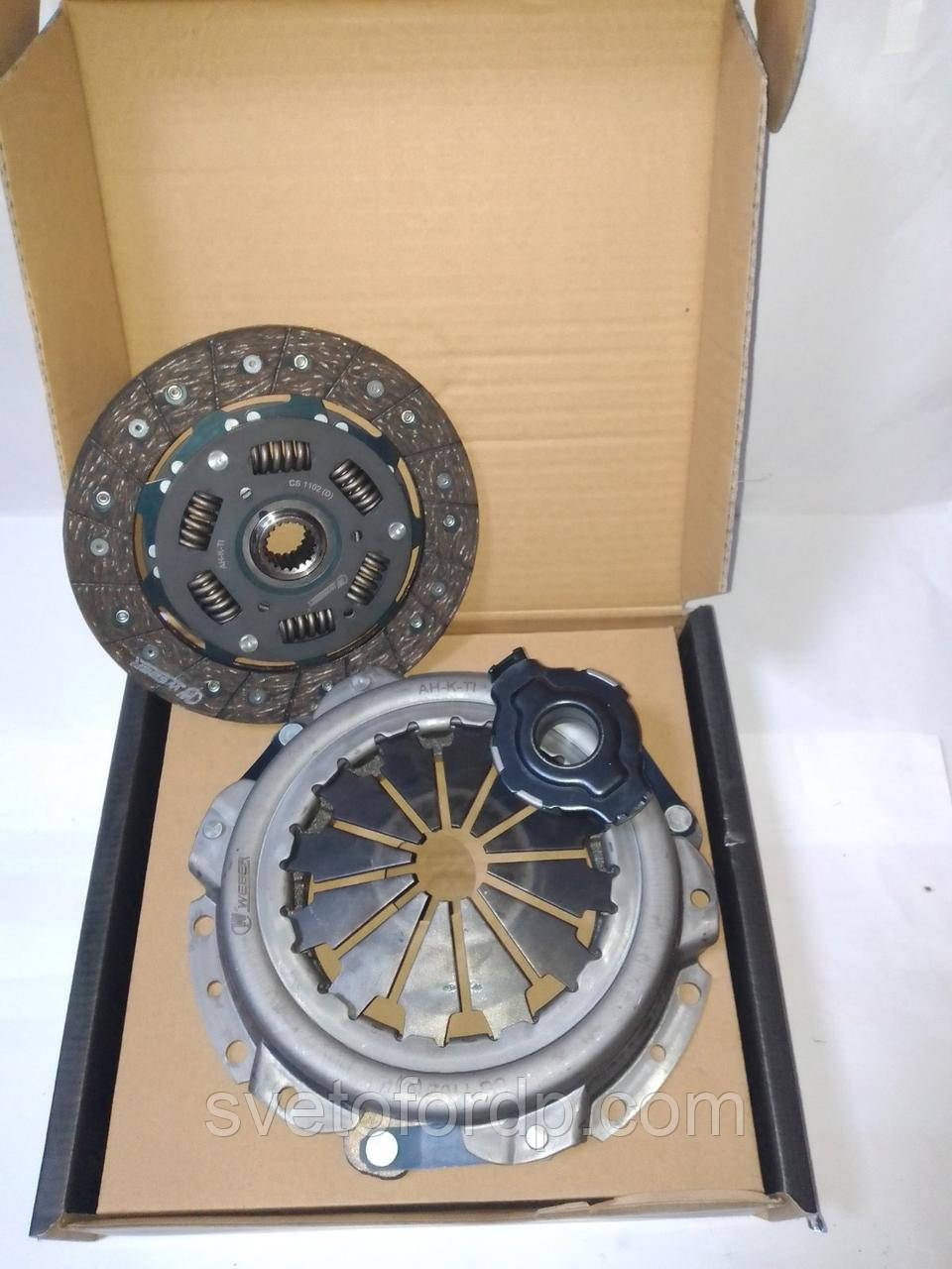 Комплект зчеплення Сенс, Таврія, Славута (диск + кошик + підшипник) WB CS1102 Weber, фото 1