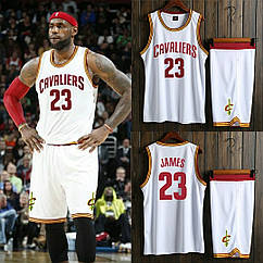 Баскетбольна форма біла Джеймс Леброн No23вич Кавал'єрс Cleveland Cavaliers