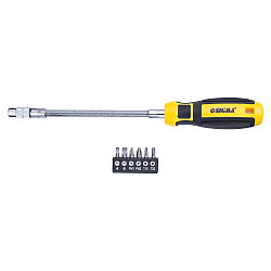 Викрутка з гнучким валом + біти 6 шт. CrV Mega SIGMA (4009721) tp