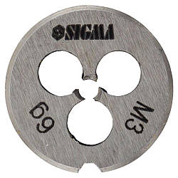 Плашка М3×0.5 мм SIGMA (1604081)