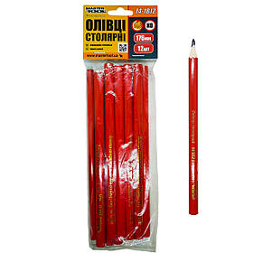 Будівельні, розмічувальні, столярні олівці MasterTool HB (12шт.)