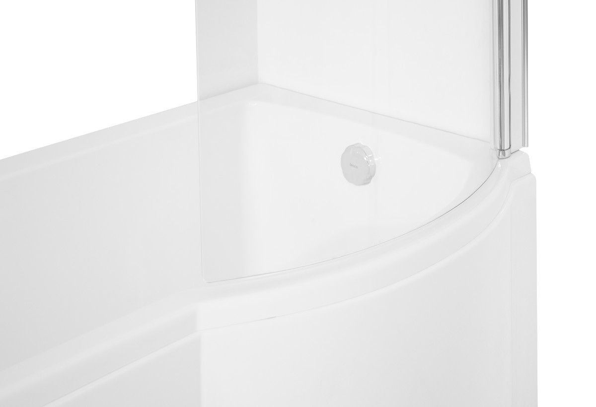 Шторка для ванн Besco PMD Inspiro 170 76x150 - фото 2 - id-p239135450