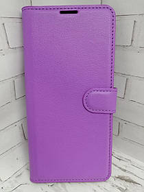 Чохол книжка для ZTE Blade A71 з бічною підставкою фіолетовий