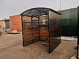 Павільйон для куріння 2,0×3,0×2,3 м / місце для куріння альтанка, фото 8