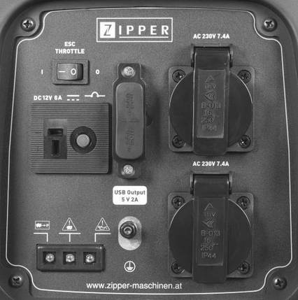 Інверторний генератор Zipper ZI-STE2000IV, фото 3