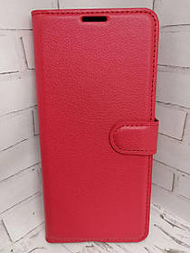 Чохол-книжка для ZTE Blade A71 з бічною підставкою червоний