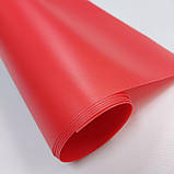 Фон для предметної зйомки вініловий матовий (68×130 см Червоний ПВХ), фото 4