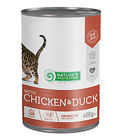 Nature's Protection Sterilised with Chicken&Duck Корм для кішок після стерлізації з куркою і качкою 400 г