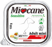 Влажный корм для собак всех пород Morando (Морандо) Miocane Sensitive Monoprotein с говядиной 150 г