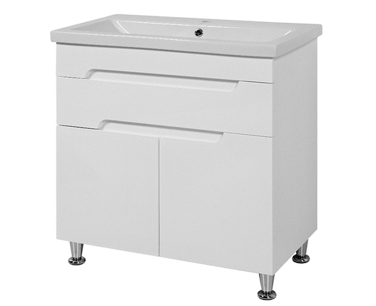 Тумба підлогова 60 см з умивальником Tandem, фото 1