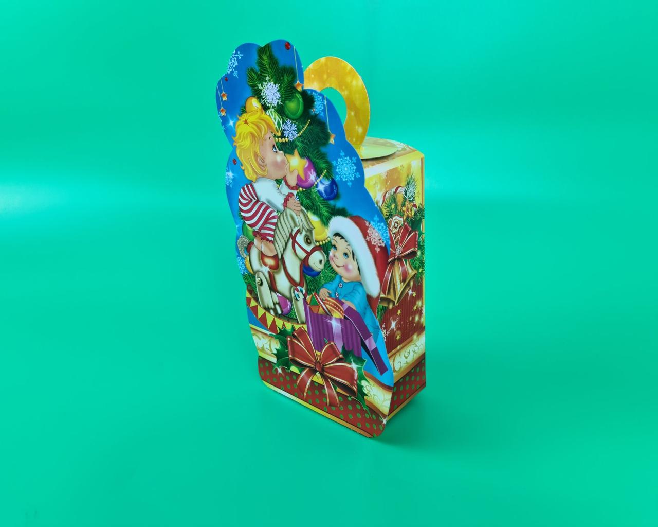 Новорічні коробки для цукерок №229 (700гр) nerw Новорічні подарунки (25 шт), фото 1