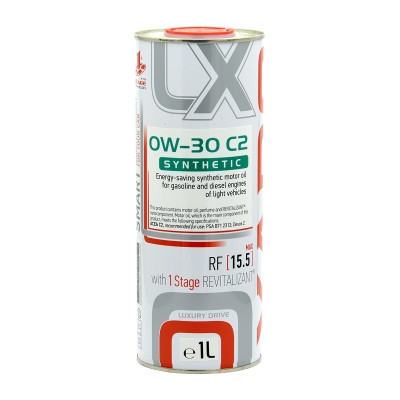 Синтетична олива 0W-30 C2 SYNTHETIC XADO Luxury Drive 1л, фото 1