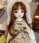 Кукла BJD Кларис 1/6 30 см, авторський макіяж + подарова коробка, одяг, фото 3