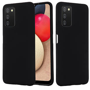 Чохол силіконовий для Samsung Galaxy A03S чорний