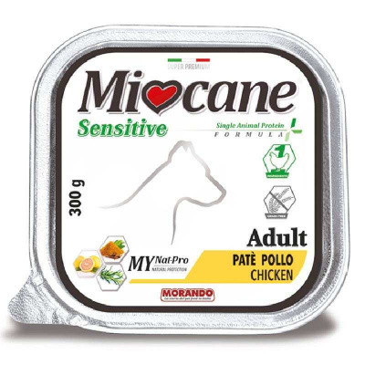 Вологий корм для собак усіх порід Morando (Морандо) Miocane Sensitive Monoprotein з куркою 300 г, фото 1