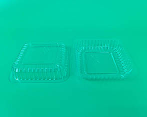 Крышка на алюминиевый контейнер из PET артикул SP84L 100 штук (1 пач)