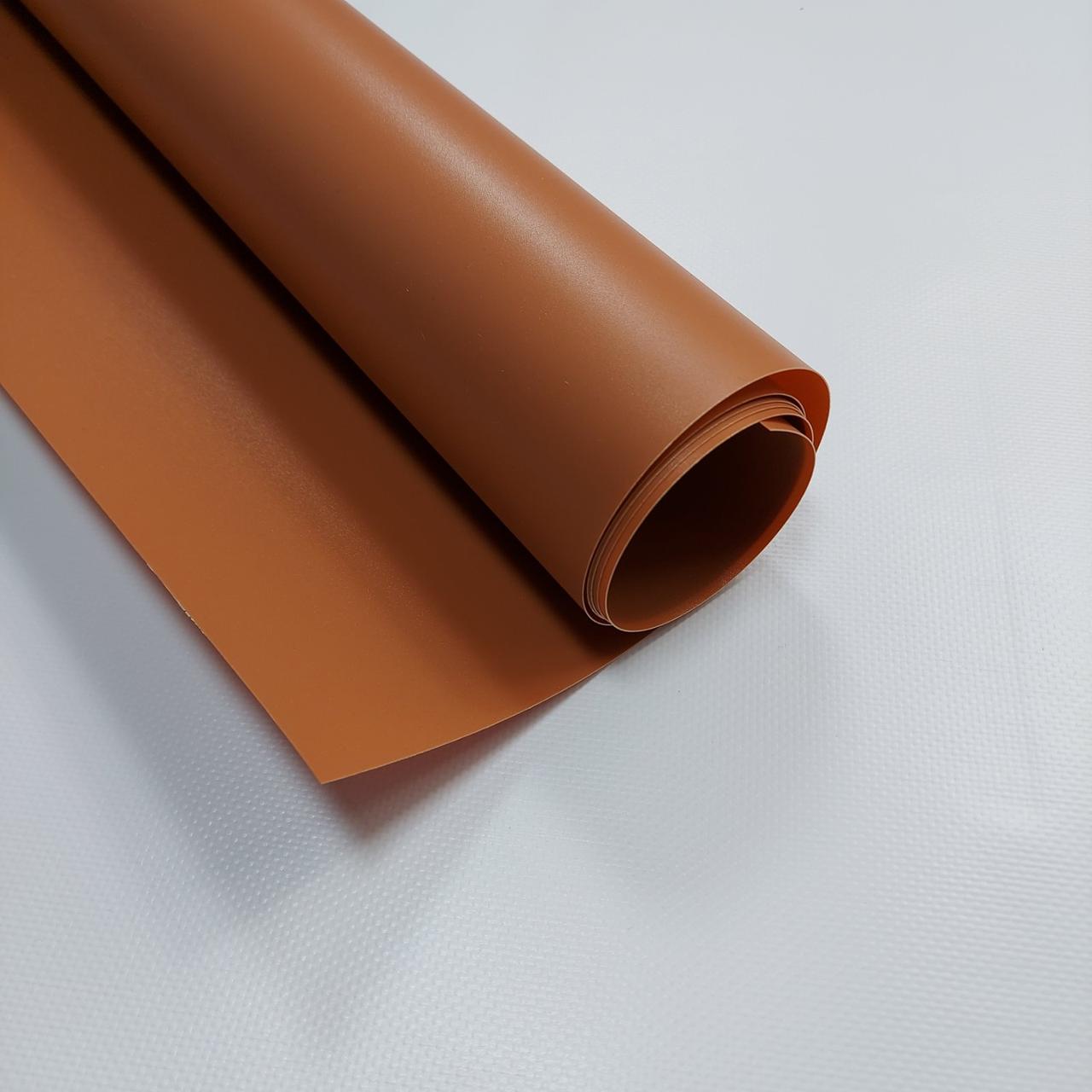 Фон вініловий матовий для предметної зйомки Коричневий 68×130 см ПВХ