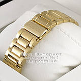 Жіночий наручний годинник Gucci Quartz Gold White Dimond Гуччика преміум, фото 3