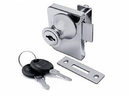 Замок для скла подвійний GTV