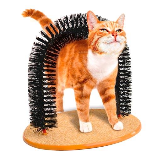 Чухалка щітка Арка кігтетічка 2в1 для кішок кота Purrfect Arch