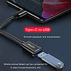 Перехідник OTG для смартфона Кабель синхронізації телефона Type-C на USB адаптер Yesido GS01, фото 2