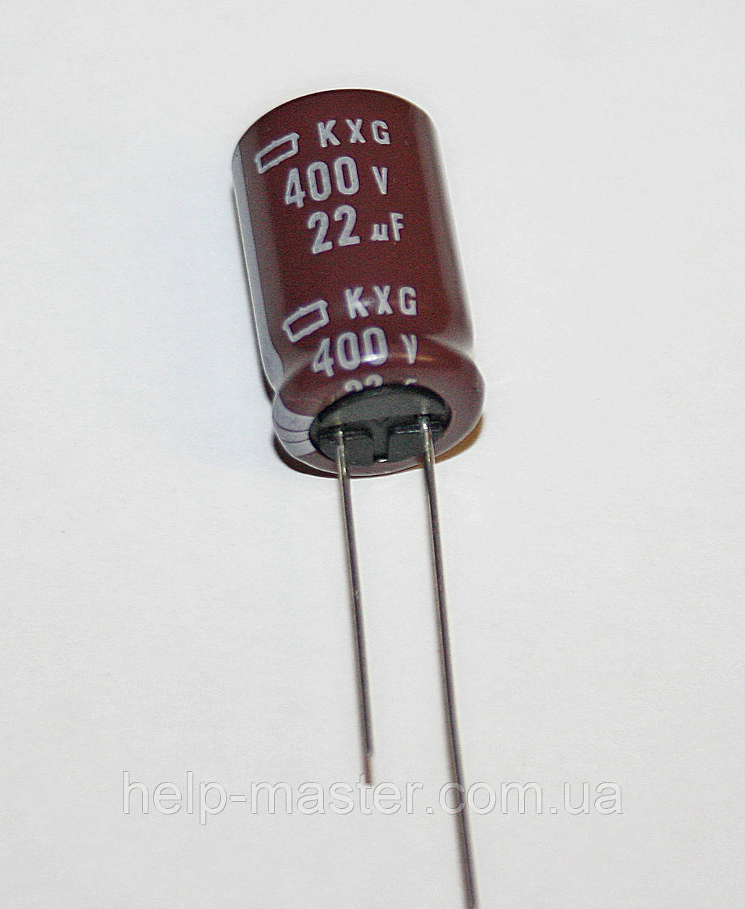 22мкф-400v конденсатор електролітичний, фото 1