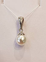 Підвіска з перлиною зі срібла