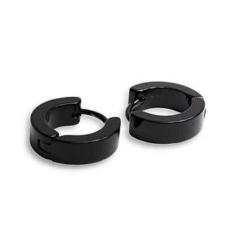 Сережка-кільце чорна SK-02, фото 3