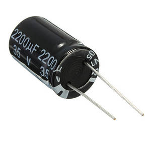 Конденсатор електролітичний алюмінієвий 10шт, 2200мкФ 35В 105С