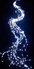 Гірлянда Кінський хвіст mini 2 метри, 10 ниток, Теплий білий, холодний білий, синій, мікс, фото 5