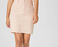 Женская джинсовая плотная юбка c&a, размер m(40/42), светло розовая