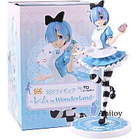 Фигурка FuRyu Re Zero Rem in Wonderland Жизнь в альтернативном мире с нуля Рем в стране Чудес 21 см FR RZ R