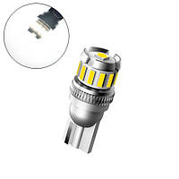 LED T10 W5W лампа в автомобиль, 12+1 SMD 4014 3030, с обманкой, белый