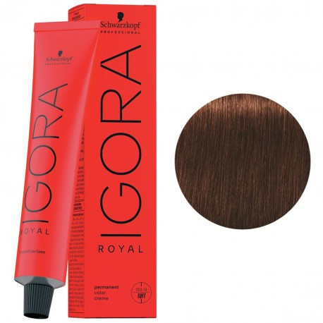 Kpacка для волосся Schwarzkopf Igora Royal 5-7 cвetло-кopичневий мeдний 60 мл