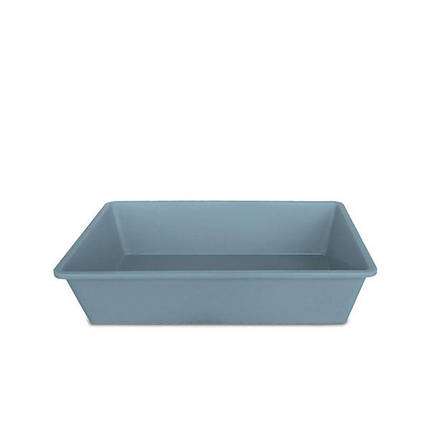 Туалет для котів Stefanplast Tray 2 50*35*12 см (синьо-сталевий), фото 1