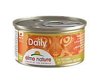 Влажный корм для кошек Almo Nature Daily Menu Cat MOUSSE TURKEY Паштет индейка 85 г