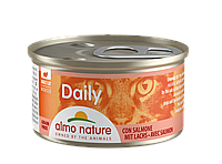 Влажный корм для кошек Almo Nature Daily Menu Cat MOUSSE SALMON Паштет лосось 85 г