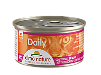 Влажный корм для кошек Almo Nature Daily Menu Cat MOUSSE TUNA & SALMON Паштет тунец и лосось 85 г